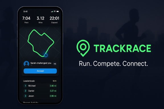 TrackRace – Transforming Solo Runs into Social Experiences